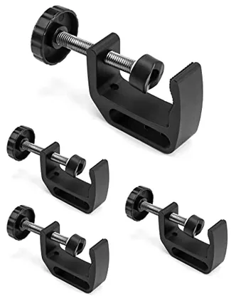 QWORK Universal C-Clamp for Desk Mount
