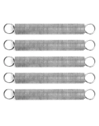 QWORK Stainless Steel Extension Springs 6 in Length 5 Pcs