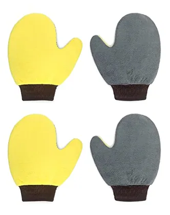 QWORK 4 Pack Painter's Gloves