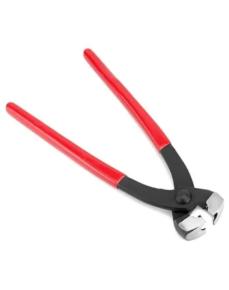 QWORK 9-Inch Ear Clamp Pliers - Front and Side Jaw Pincers Crimping Tool