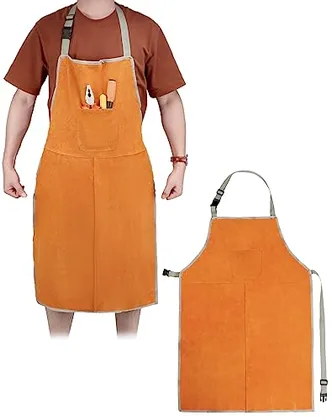QWORK Leather Welding Work Apron