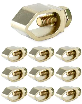 QWORK Direct Burial Ground Rod Clamp