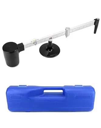 QWORK Mud Hydrometer - Engineering Plastic Mud Scale Liquid Densimeter