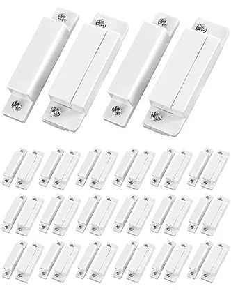 QWORK MC-31 NC Wired Magnetic Door Window Contact Sensor