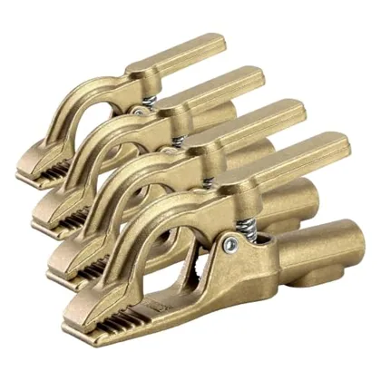 QWORK Welding Bronze Ground Clamp