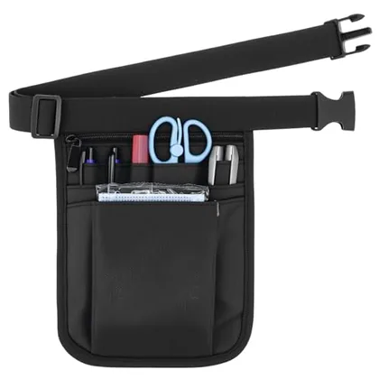 QWORK Waist Pouch Bag for Women Men
