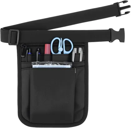 QWORK Waist Pouch Bag for Women Men