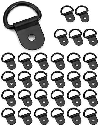 QWORK 30-Pack Heavy Duty D-Ring Tie Down Anchors