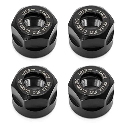 QWORK ER11 A Collet Clamping Nuts for CNC Milling Chuck Holder Lathe
