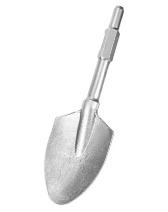QWORK 17.3 Inch 15/16 in Hex Shank Alloy Steel Scoop Shovel Bit - Fits