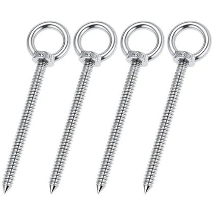 QWORK 6.3 Inch Heavy Duty Eye Hooks M10