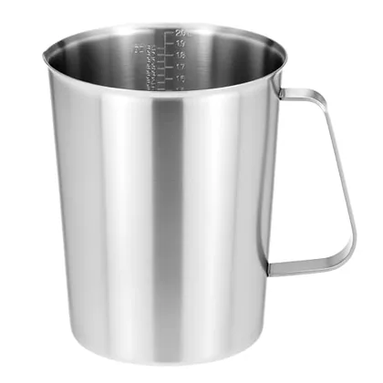 QWORK 304 Stainless Steel Measuring Cup 64 OZ