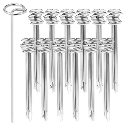 QWORK 120 Pcs 8 Gauge Landscape Fabric Pins
