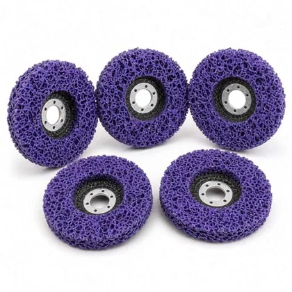 QWORK 4-1/2 in x 7/8 in Strip Disc 5-Pack - Fast Rust & Paint Removal