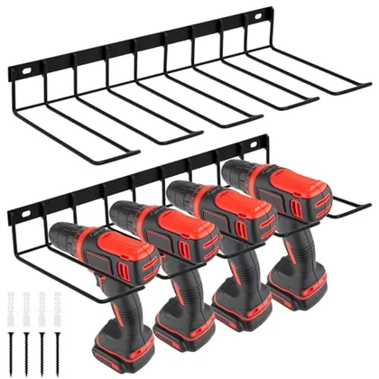 QWORK Drill Holder Wall Mount