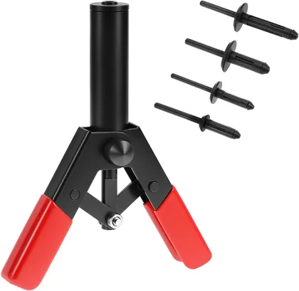 QWORK 41Pcs Poly Rivet Gun Set with Rivet Removal Tool