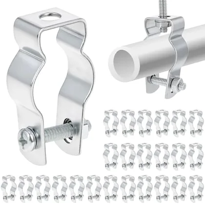 QWORK 3/4 in Steel EMT Conduit Hangers with Bolts