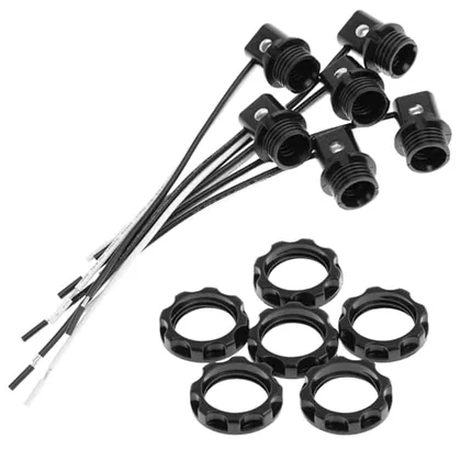 QWORK E12 Candelabra Base Lamp Holder Socket