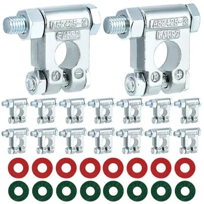 QWORK 8 Pairs Military Spec Battery Terminals