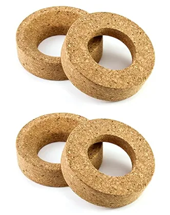 QWORK Lab Flask Support Cork Stand