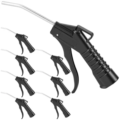 QWORK 8 Pcs Power Air Blow Tools - Pistol Grip Air Blower Gun