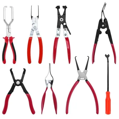 QWORK Fuel Line Disconnect Tool 8 Piece Set