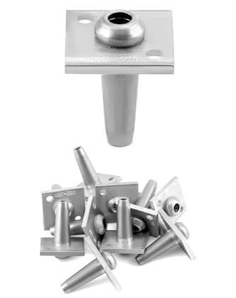 QWORK Anchor Vise Grape Trellis Wire Fasteners 14-17 GA Wire Compatible