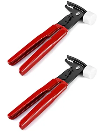 QWORK Heavy-Duty Wheel Weight Hammer Pliers