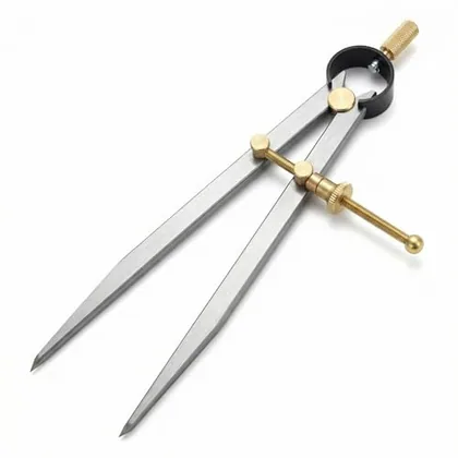 QWORK Precision Spring Dividers Calipers