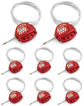 QWORK Lockout Tagout Cable Lock