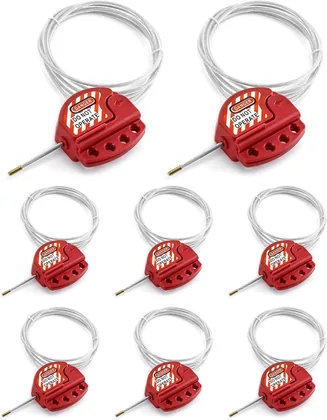 QWORK Lockout Tagout Cable Lock