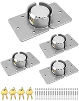 QWORK Solid Steel Puck Lock Set