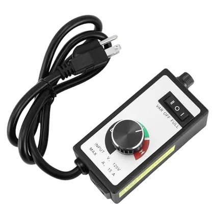 QWORK Variable Speed Controller for Router Fan Electric Motor - AC 120V