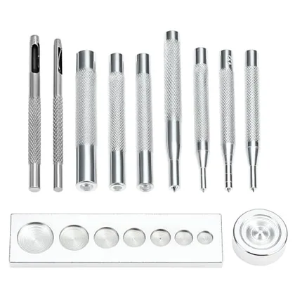 QWORK Punch Tool Punch Snap Kit