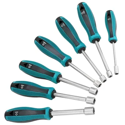 QWORK 7 Piece Socket Screwdriver