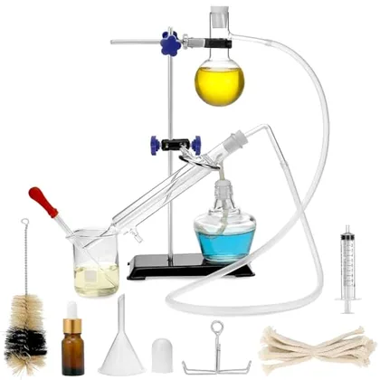 QWORK 12 Pieces 100 ML Home Distillation Apparatus Set - to Making
