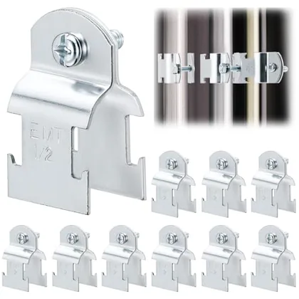 QWORK EMT Pipe Universal Strut Clamps