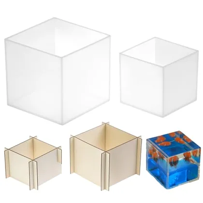 QWORK Large Square Resin Molds