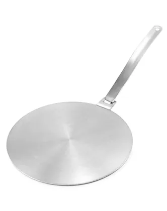 QWORK 9.45 in Stainless Steel Induction Heat Diffuser Plate