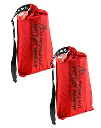QWORK Electrical Plug Lockout Lock Bag