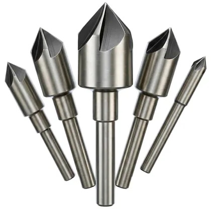 QWORK Countersink Drill Bit Set