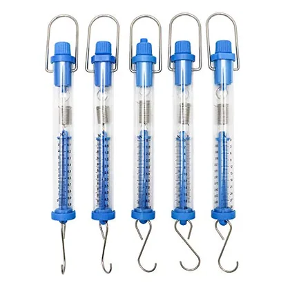 QWORK Tubular Spring Scale Set - 1N to 30N Range