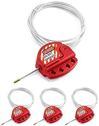 QWORK Lockout Tagout Cable Lock