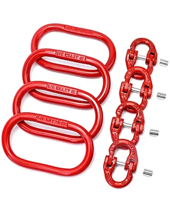 QWORK Chain Link Connectors Set