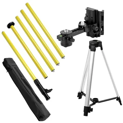 QWORK Laser Level Pole