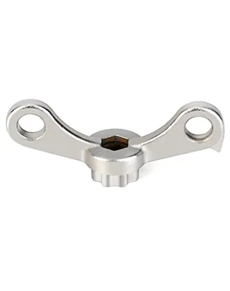 QWORK Bike Crank Arm Dust Cap Install Removal Wrench Tool Compatible
