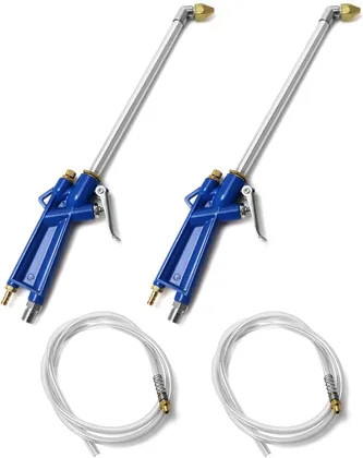 QWORK 2 Set Air Blow Gun Pneumatic Engine Cleaning Gun