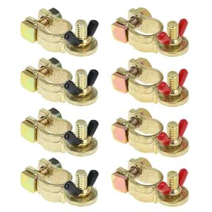 QWORK Brass Marine Grade Battery Terminal Top Post