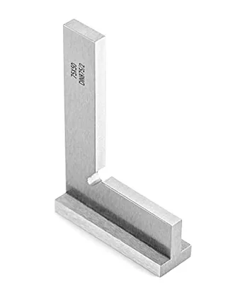 QWORK Precision Machinist Square 3 x 2 in DIN 875 Grade 1 Engineer Square