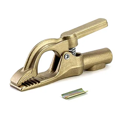 QWORK Welding Bronze Ground Clamp